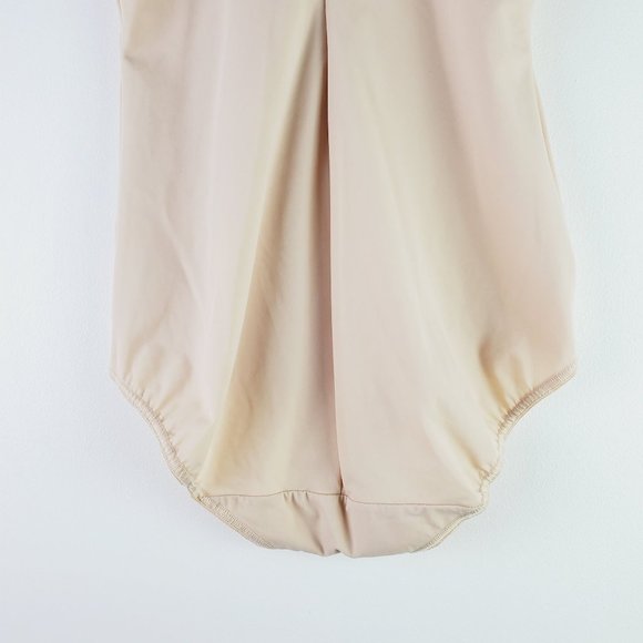 Maidenform Nude Bodysuit w/ Adjustable Crotch & Shoulder Straps Sz S - Picture 4 of 8